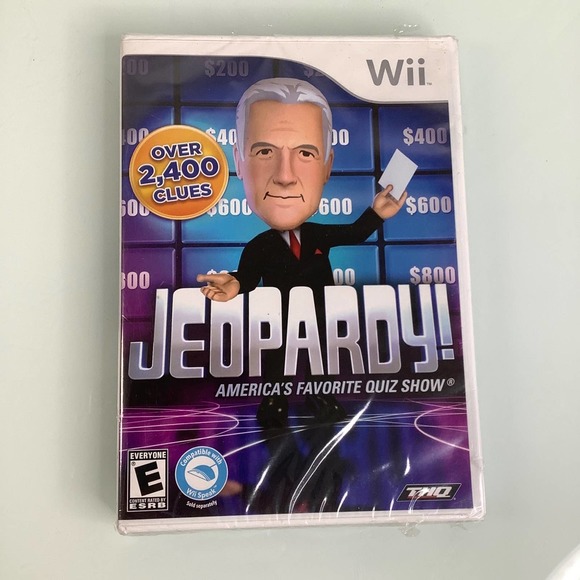Jeopardy for Nintendo Wii anerica’s favorite quiz show NEW SEALED - Picture 1 of 8